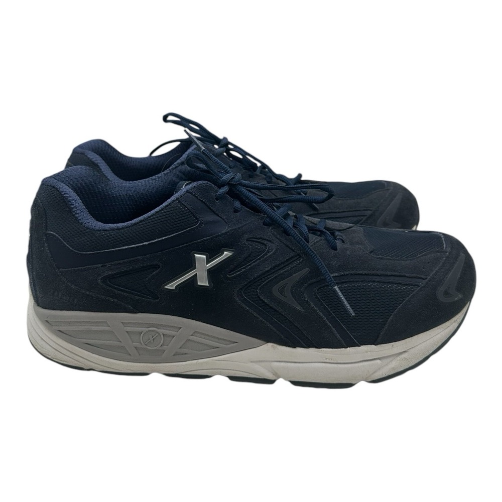 Xelero Matrix 2020 Walking Shoes Men SZ 14 D Navy Blue Leather Suede/Mesh X35305